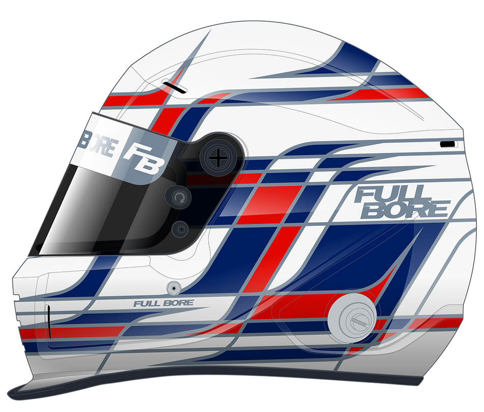 Full Bore Helmet SNELL2025 DBX2- #09 (TOP AIR)