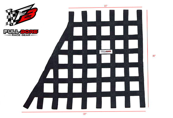 Window Nets – Angled SFI 27.1 Window Nets | Devil Race Parts