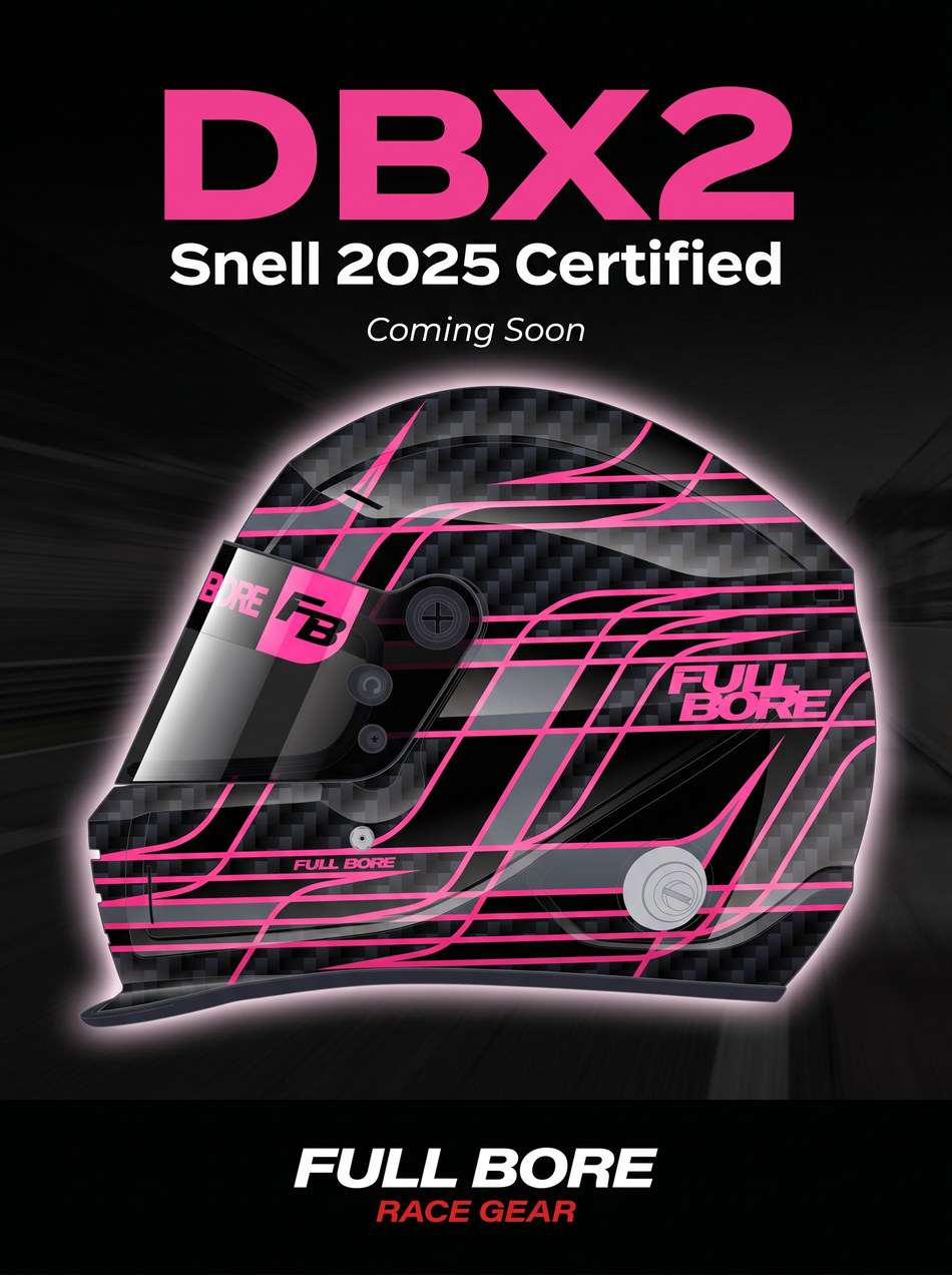 Full Bore Helmet SNELL2025 DBX2- #36 Carbon FIA (Top Air)