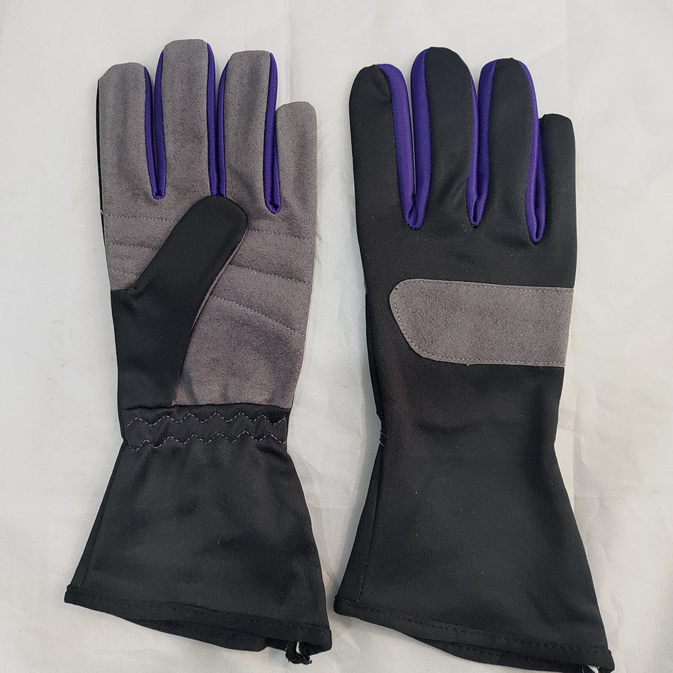 Go Kart gloves Adult (purple)