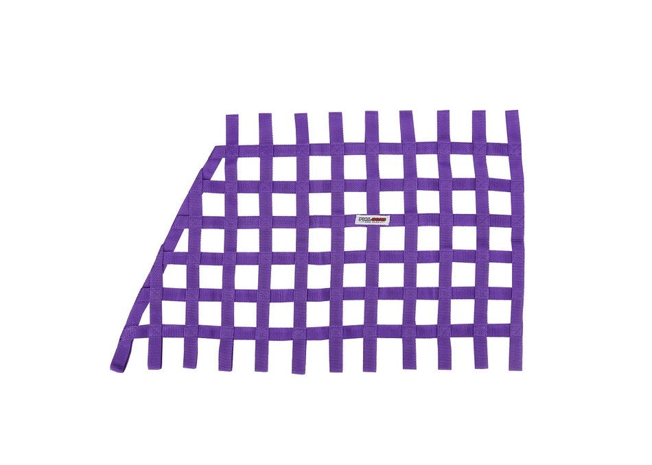 Angled FULL BORE Race Gear SFI 27.1 Window Net (Purple)
