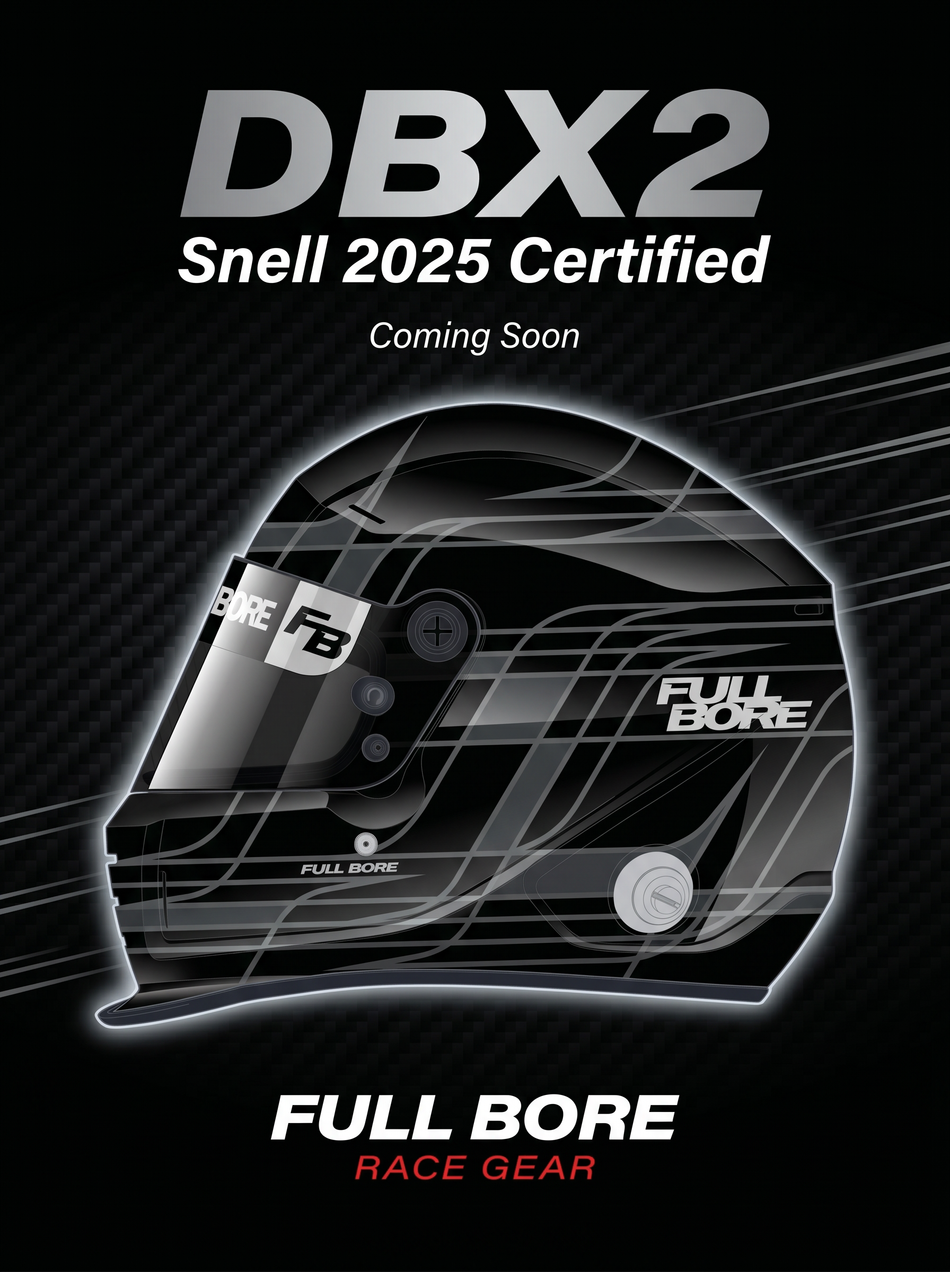 Full Bore Helmet SNELL2025 DBX2- #4 Carbon FIA (Top Air)