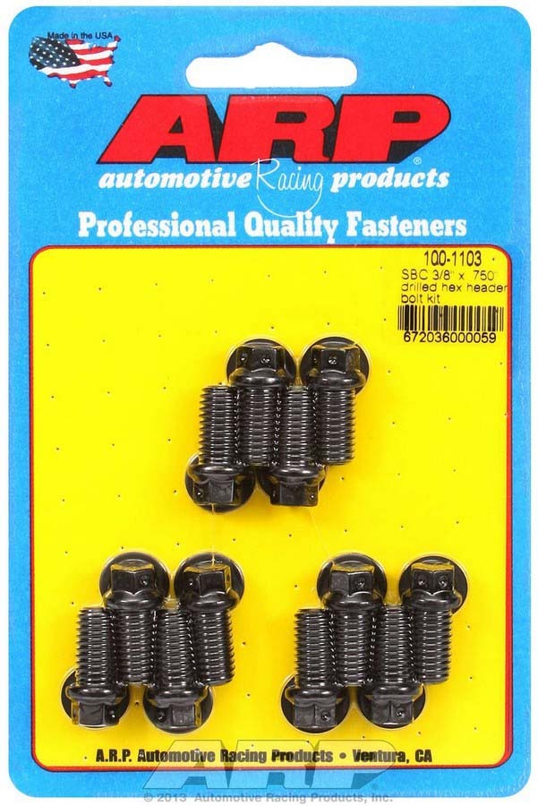 ARP Header Bolt Kit - 6pt. 3/8 x .750 UHL (12)