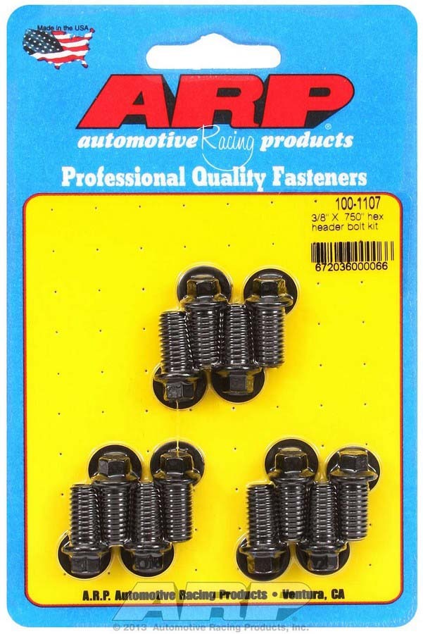 ARP Header Bolt Kit - 6pt. 3/8 x .750 UHL (12)
