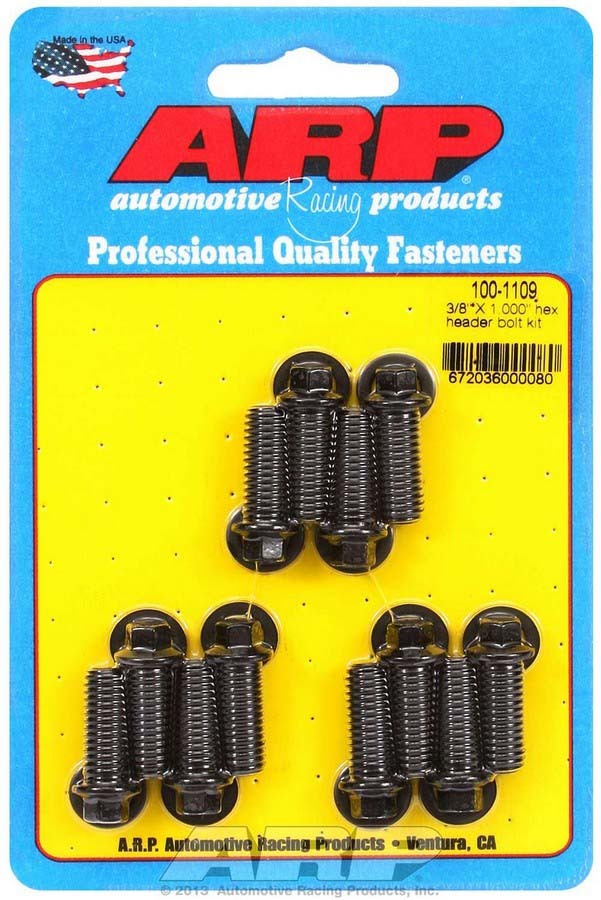 ARP Header Bolt Kit - 6pt. 3/8 x 1.00 UHL (12)