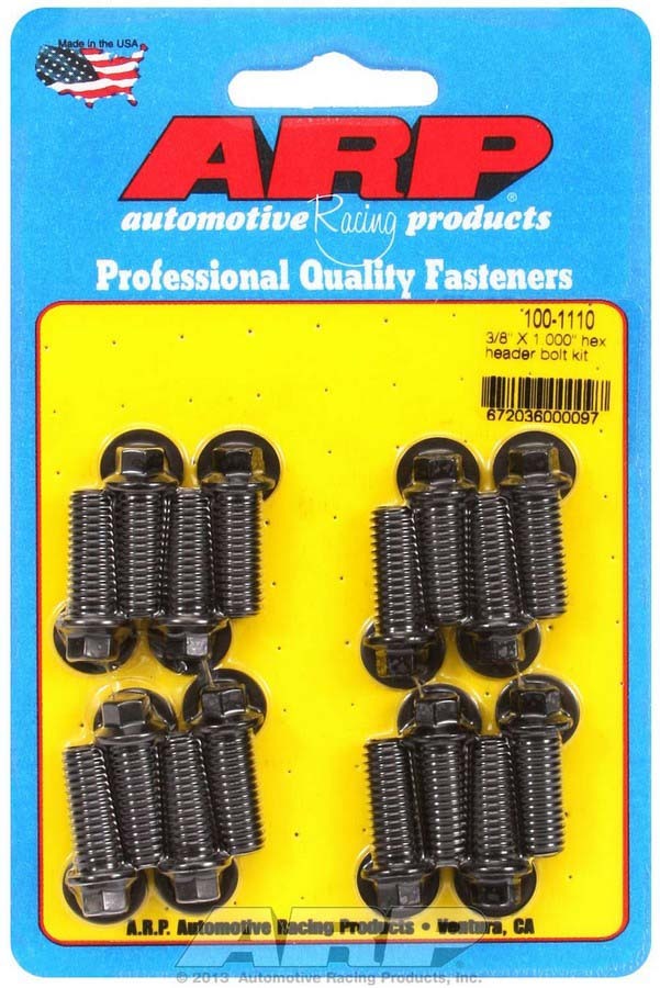 ARP Header Bolt Kit - 6pt. 3/8 x 1.00 UHL (16)