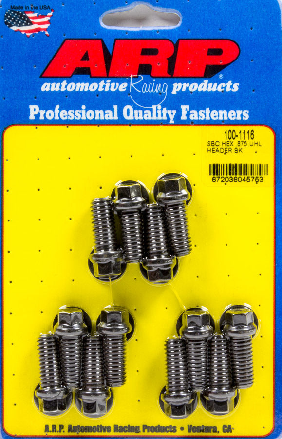 ARP Header Bolt Kit - 6pt. 3/8 x .875 UHL (12)