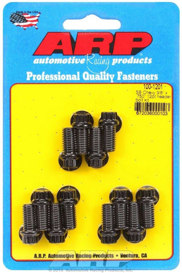 ARP Header Bolt Kit - 12pt. 3/8 x .750 UHL (12)