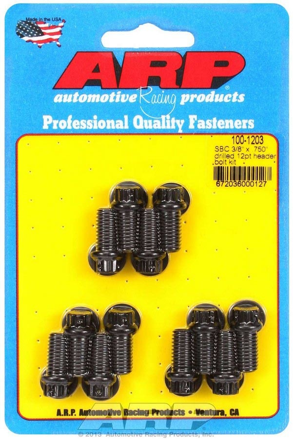 ARP Header Bolt Kit - 12pt. 3/8 x .750 UHL (12)