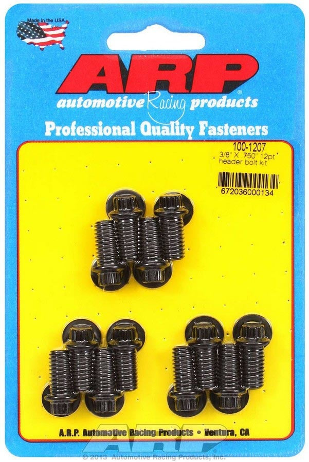 ARP Header Bolt Kit - 12pt. 3/8 x .750 UHL (12)