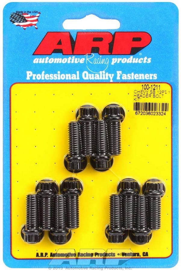 ARP Header Bolt Kit - 12pt. 3/8 x 1.00 UHL (12)