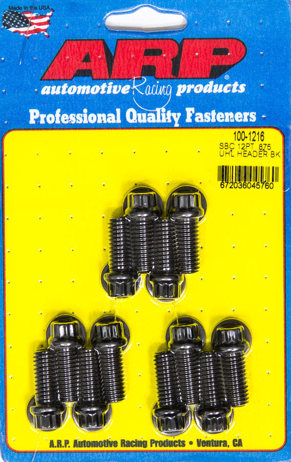 ARP Header Bolt Kit - 12pt. 3/8 x .875 UHL (12)