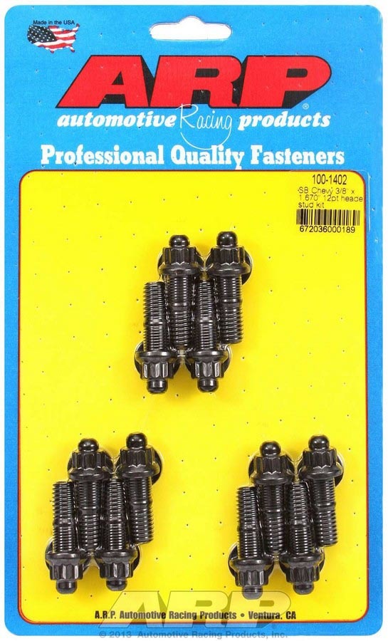 ARP Header Stud Kit - 12pt. 3/8 x 1.670 OAL (12)