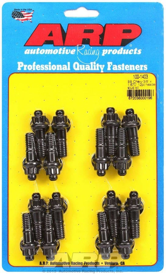 ARP Header Stud Kit - 12pt. 3/8 x 1.670 OAL (16)