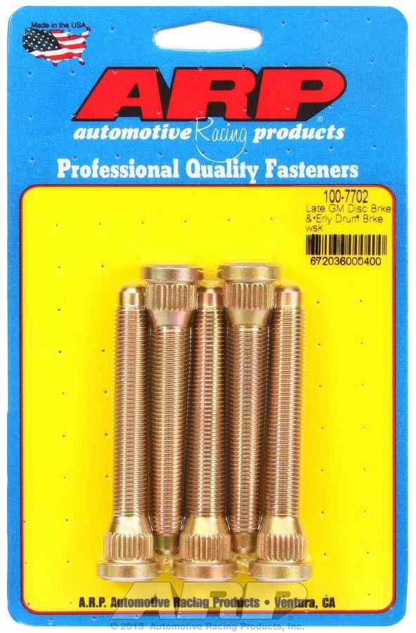 ARP Wheel Stud Kit - 7/16-20 3.200/.580 Knurl (5)