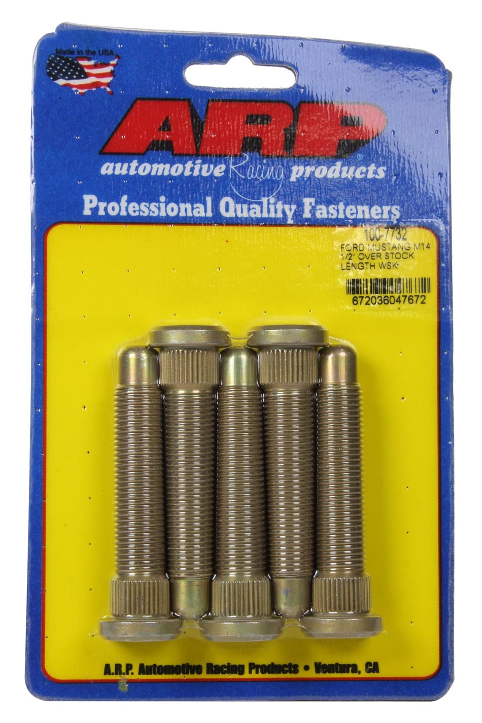 ARP 14mm Wheel Stud Kit 5pk 15-Up Mustang