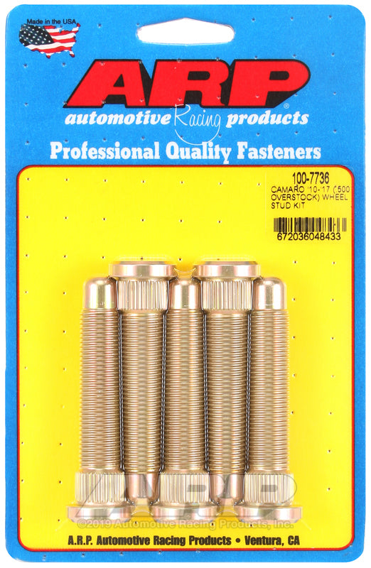 ARP 14mm Wheel Stud Kit Camaro 10-17 .500 Longer