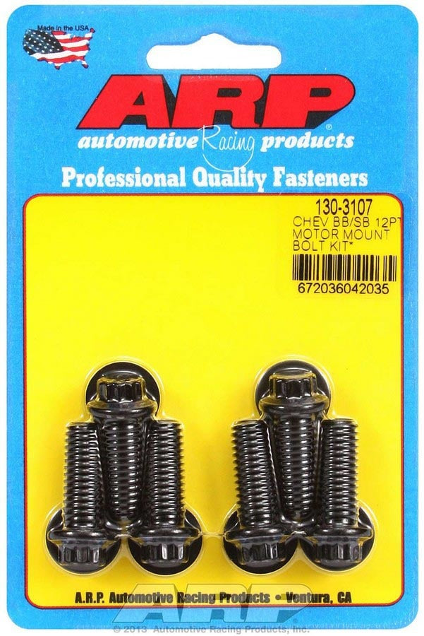 ARP Motor Mount Bolt Kit 12pt. Chevy