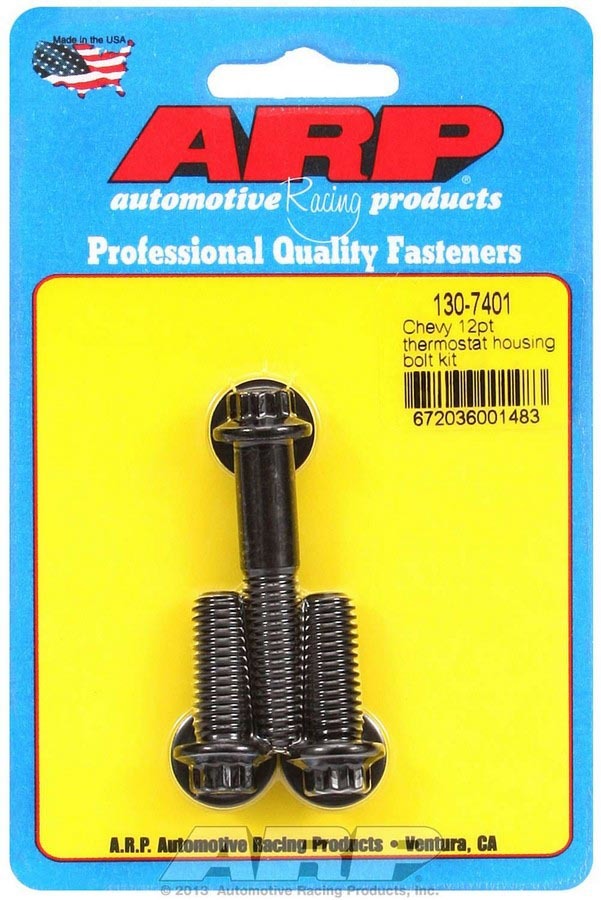 ARP Thermostat Housing Bolt Kit 12pt Chevy V8 79-90