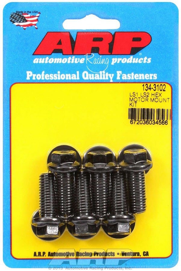 ARP Motor Mount Bolt Kit 6pt. LS1/LS2