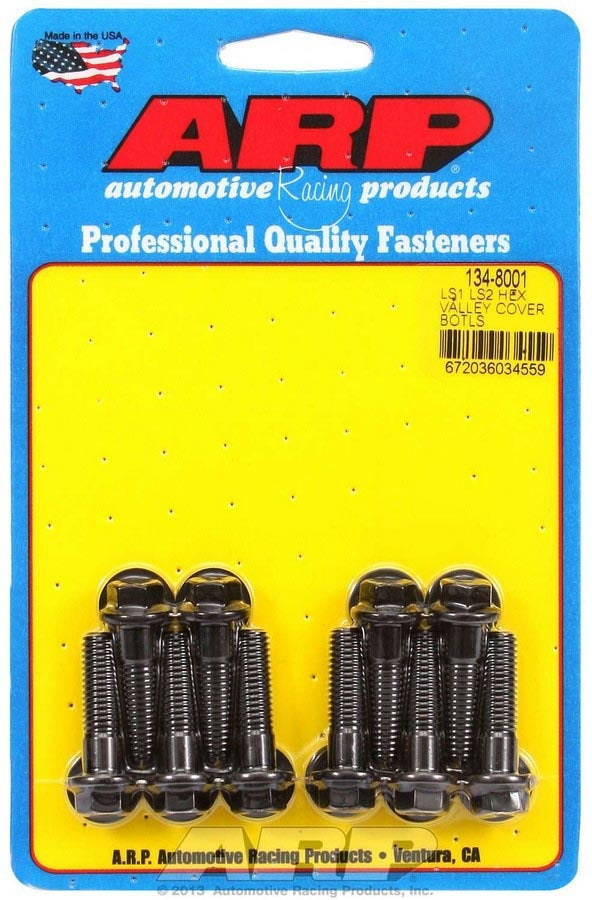 ARP Valley Cover Bolt Kit 6pt. LS1/LS2