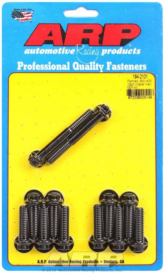 ARP Pontiac Intake Bolt Kit 12pt.