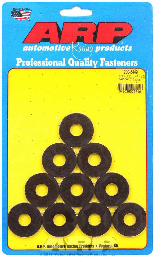 ARP Black Washers - .471 ID x 1.300 OD (10)