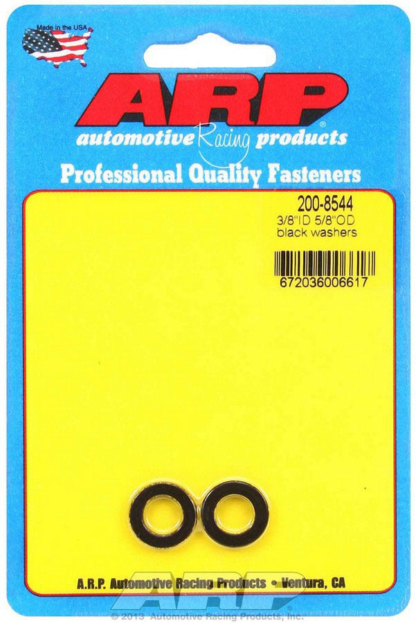 ARP Black Washers - 3/8 ID x 5/8 OD (2)
