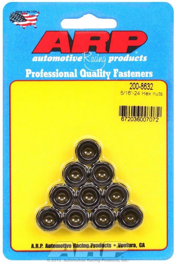 ARP 5/16-24 Hex Nut Kit 10pk