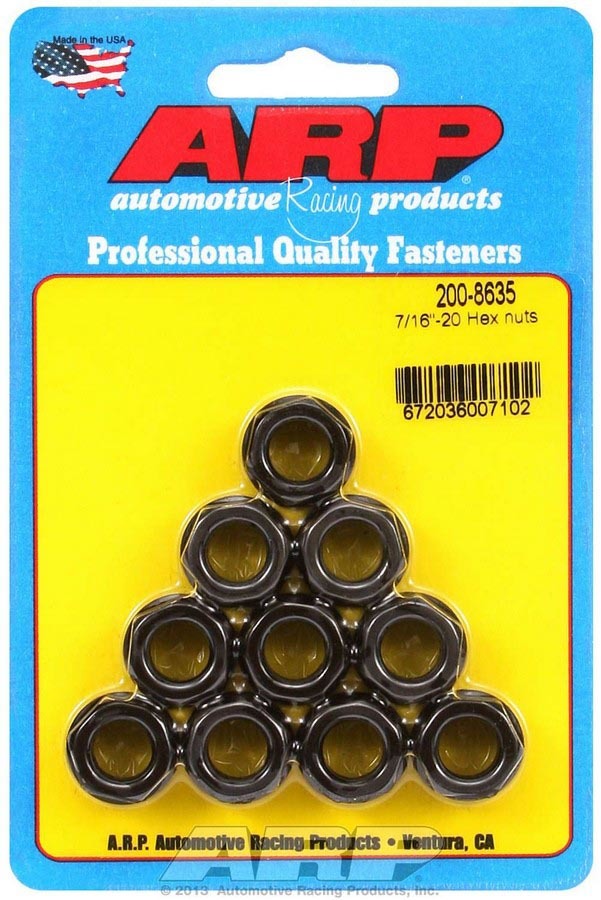 ARP Hex Nuts - 7/16-20 (10)