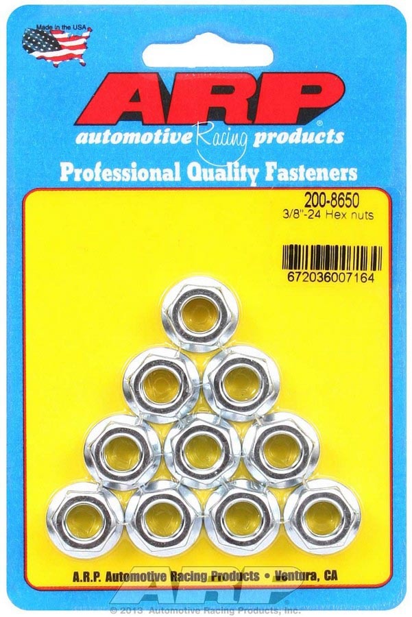 ARP Hex Nuts - 3/8-24 (10)