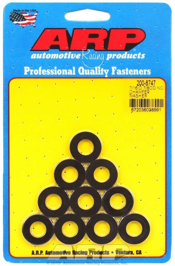 ARP Black Washers - 7/16 ID x 7/8 OD (10)