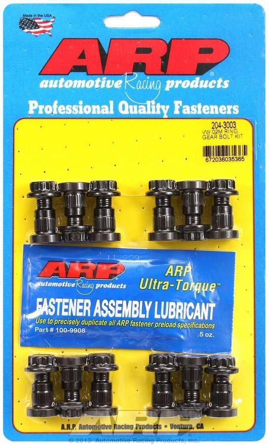 ARP Ring Gear Bolt Kit 12pt 9mm x 1.0 x 1.100 VW 020