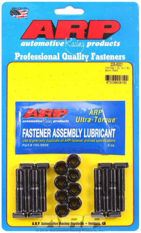 ARP Honda Rod Bolt Kit - Fits 1.2L to 1.6L