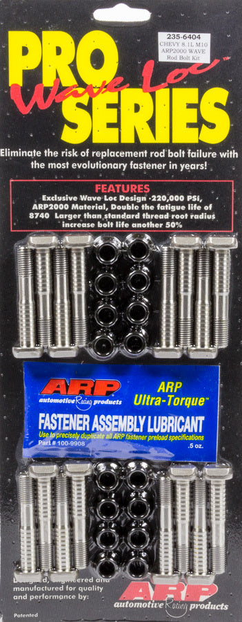 ARP BBC 8.1L M10 Rod Bolt Kit ARP2000 Pro Wave-Loc