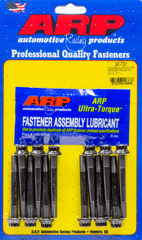 ARP Rocker Pedestal Stud Kit Dodge Cummins 24V