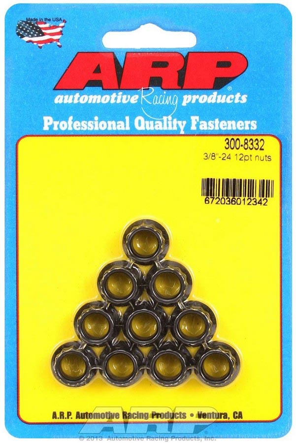 ARP 3/8-24 12pt. Nuts (10)