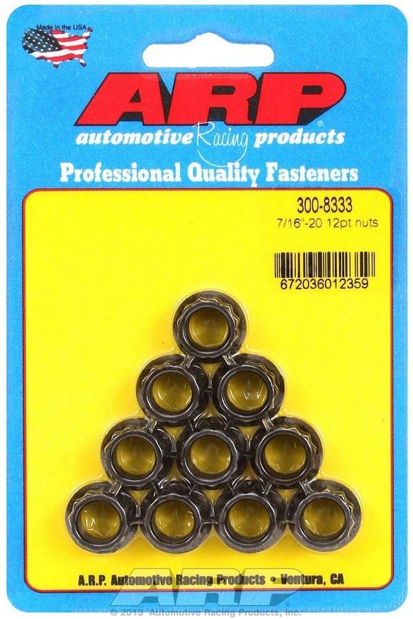 ARP 7/16-20 12pt. Nuts (10)