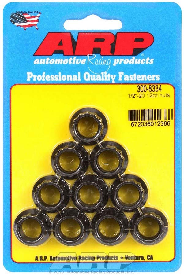 ARP 1/2-20 12pt. Nuts (10)