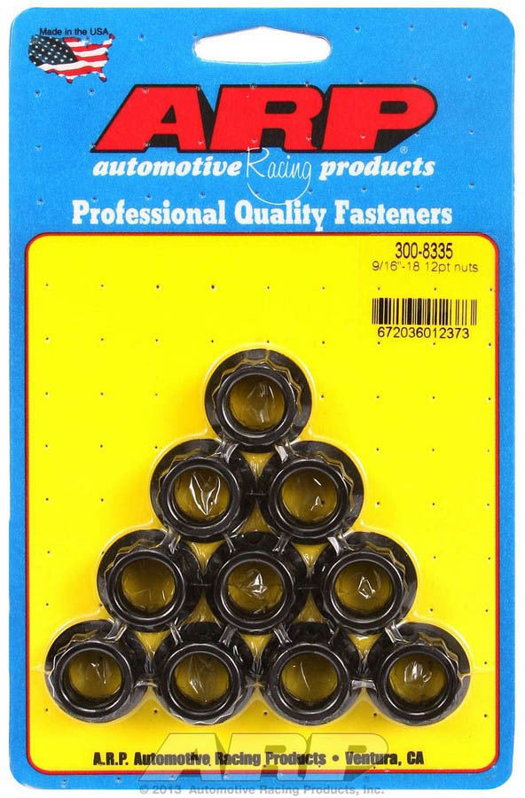 ARP 9/16-18 12pt. Nuts (10)
