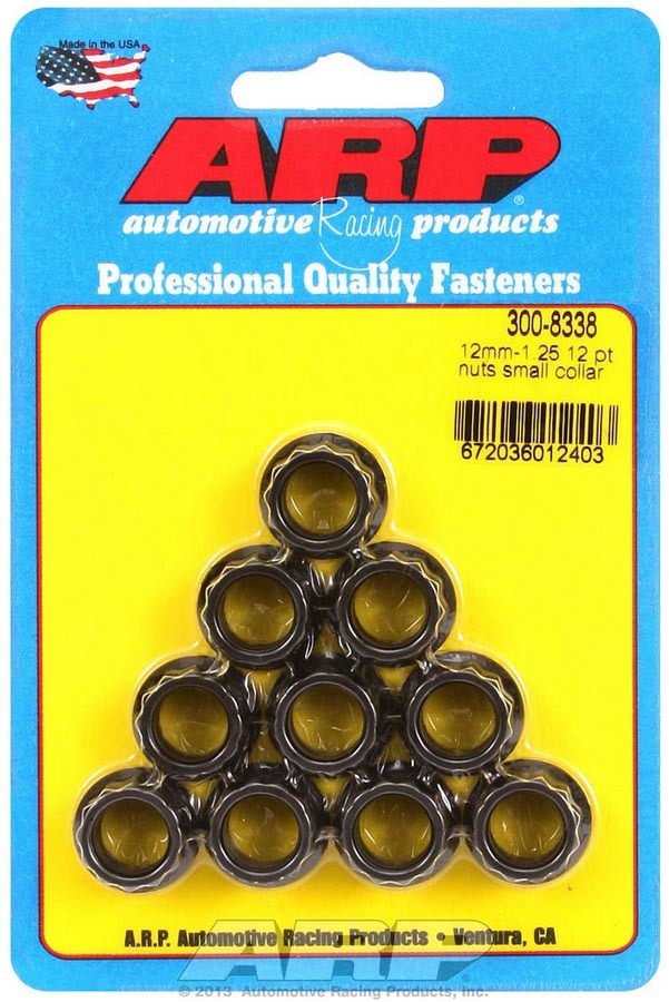 ARP 12mm x 1.25 12pt Nut Kit 10pk