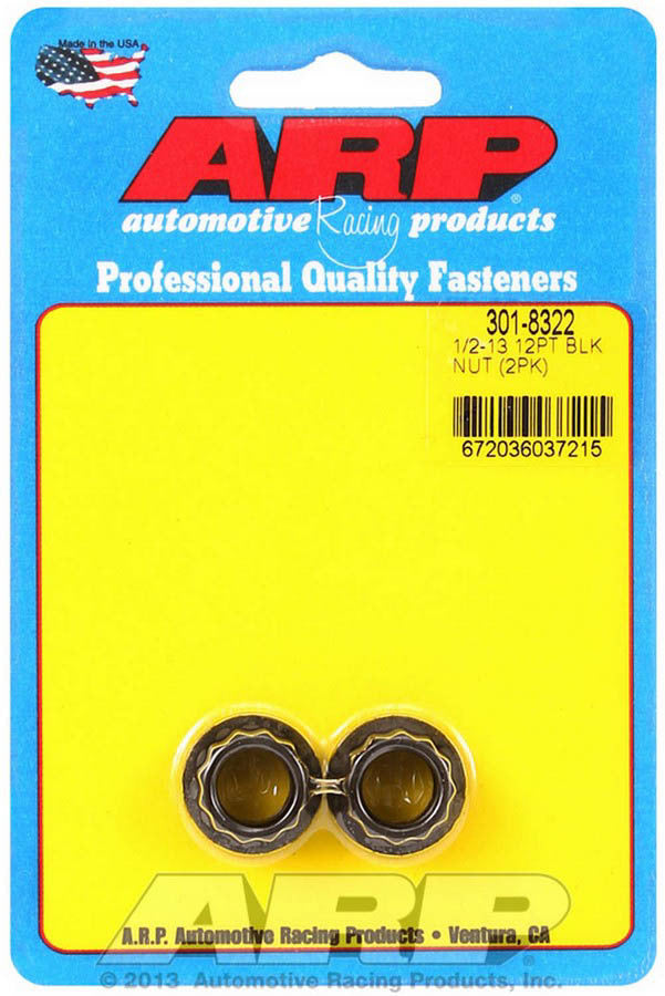 ARP 1/2-13 12pt Nut Kit 2pk