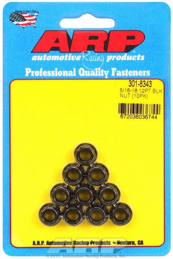 ARP 5/16-18 12pt. Nuts (10)