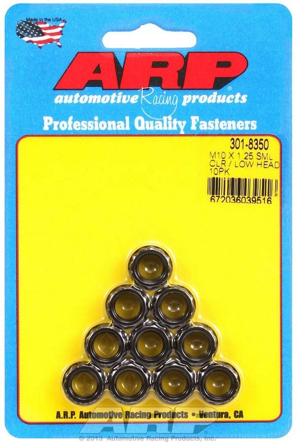 ARP 10mm x 1.25 12pt Nuts 10pk