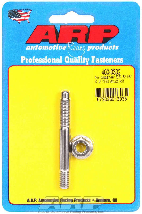 ARP Air Cleaner Stud Kit - 5/16 x 2.700 S/S