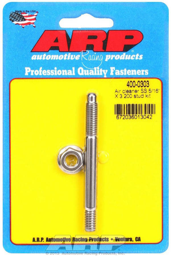 ARP Air Cleaner Stud Kit - 5/16 x 3.200 S/S