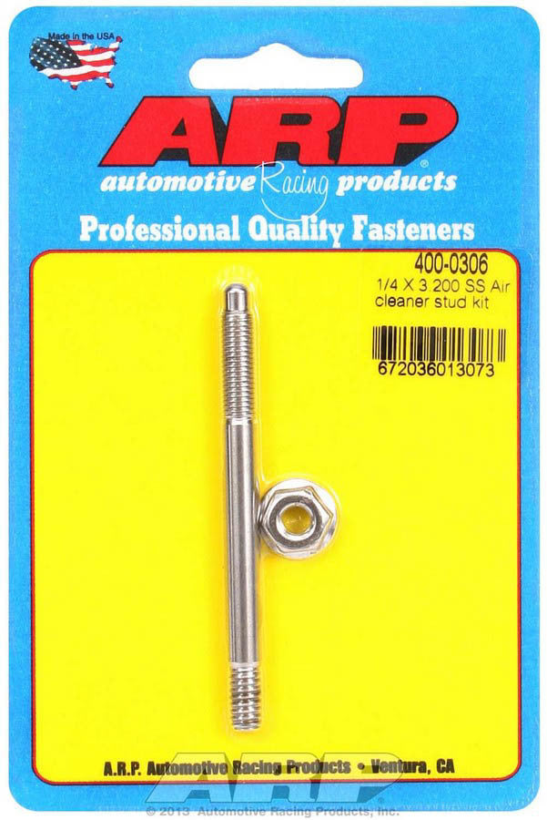 ARP Air Cleaner Stud Kit - 1/4 x 3.200 S/S
