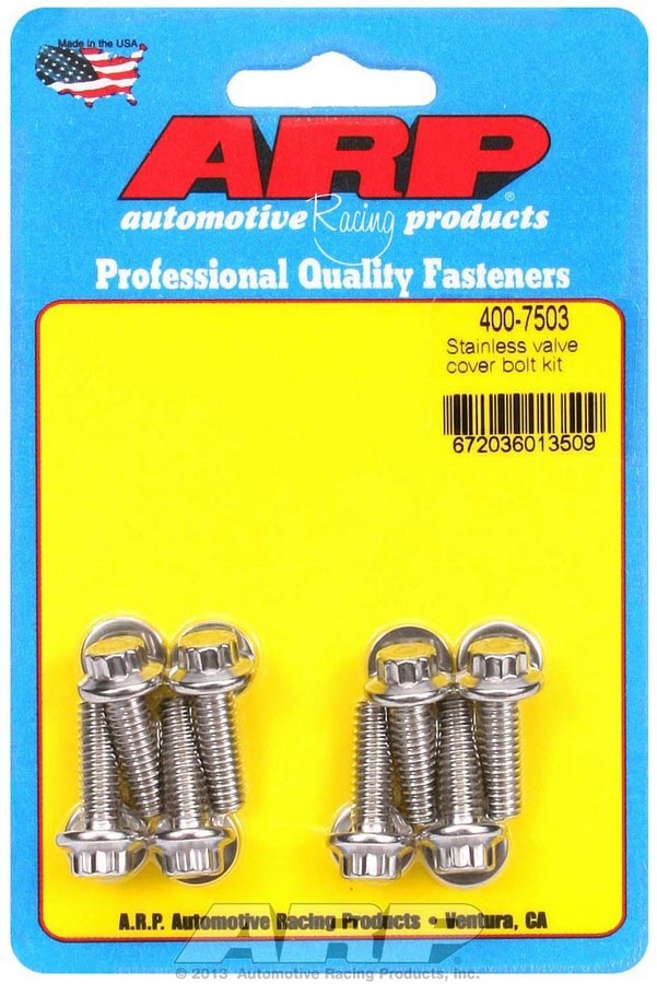 ARP S/S Valve Cover Bolt Kit 1/4in- 20 12pt. (8)
