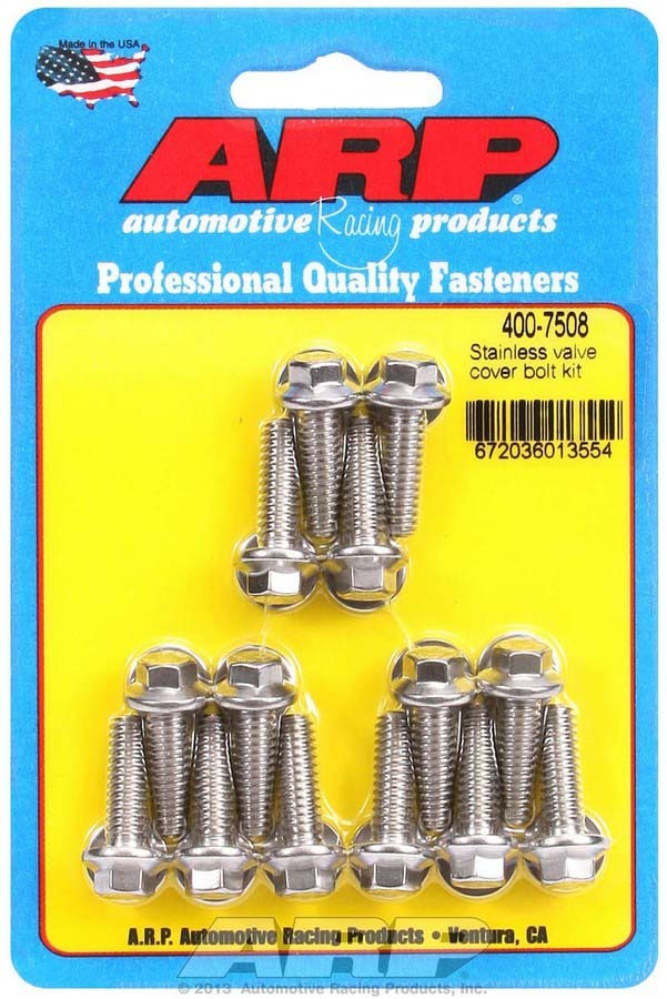 ARP S/S Valve Cover Bolt Kit 1/4in- 20 6pt. (14)