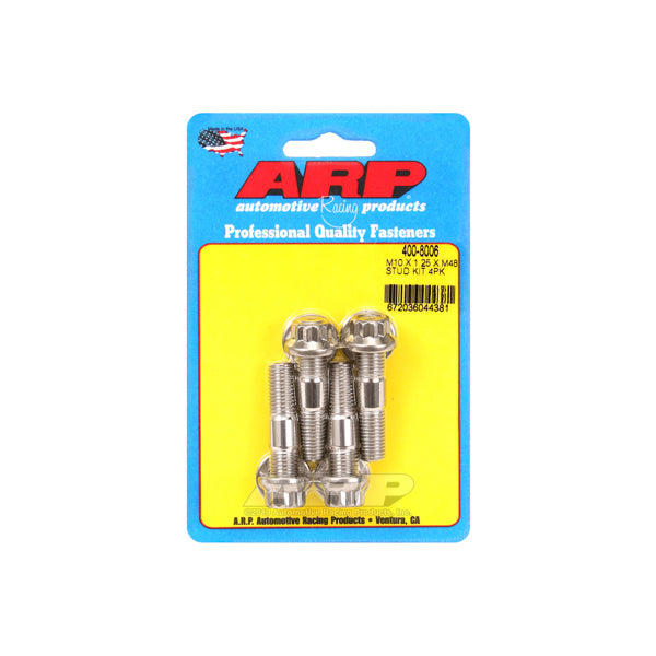 ARP Stud Kit - Broached 4pk 10mm x 1.25 x 48mm